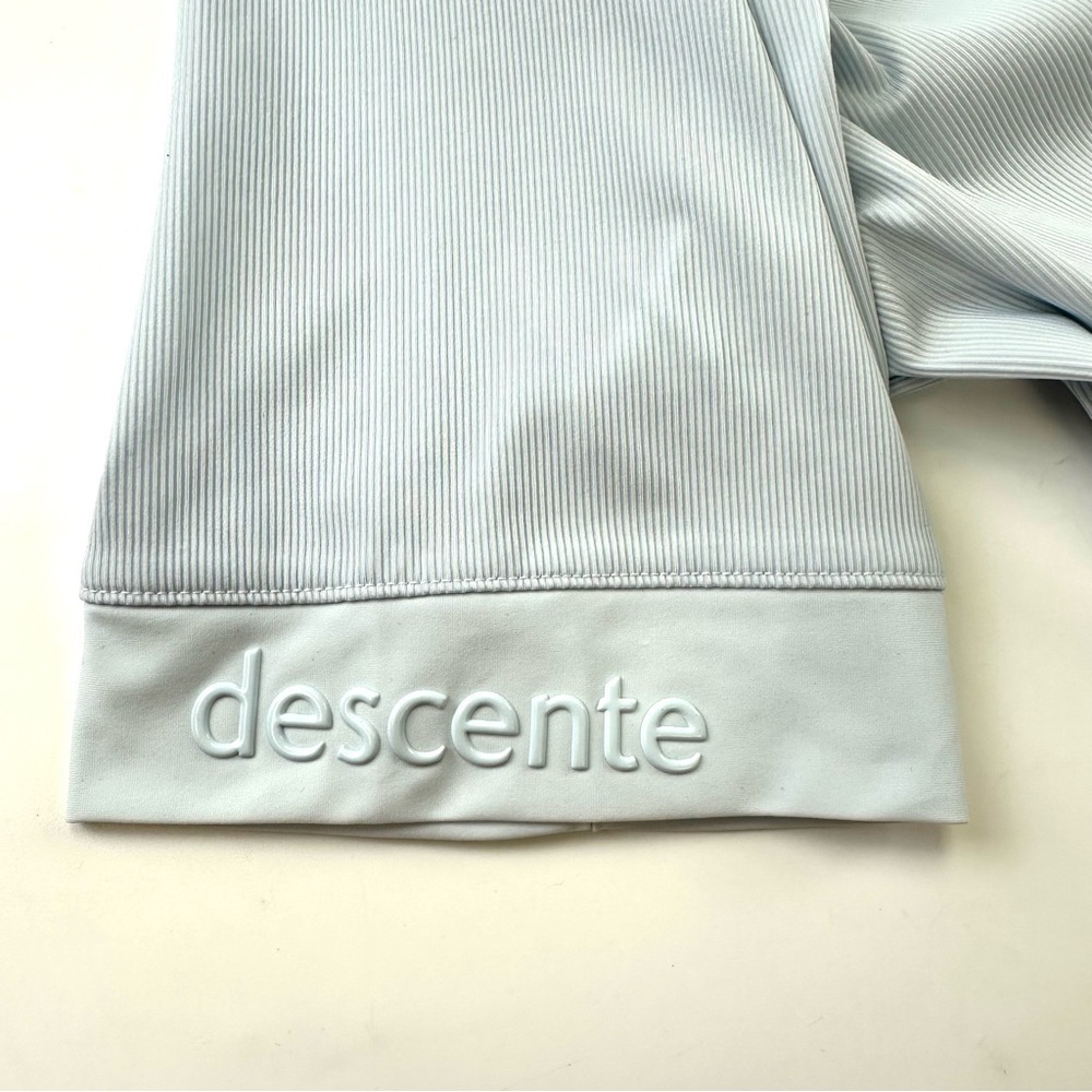 Decente womens soft blue golf polo XS short sleeve quarter zip - Picture 8 of 10